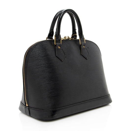 Louis Vuitton Vintage Epi Leather Alma PM Satchel (SHF-15701)