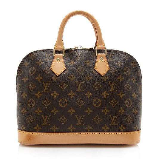 Louis Vuitton Vintage Monogram Canvas Alma PM Satchel (SHF-17025)