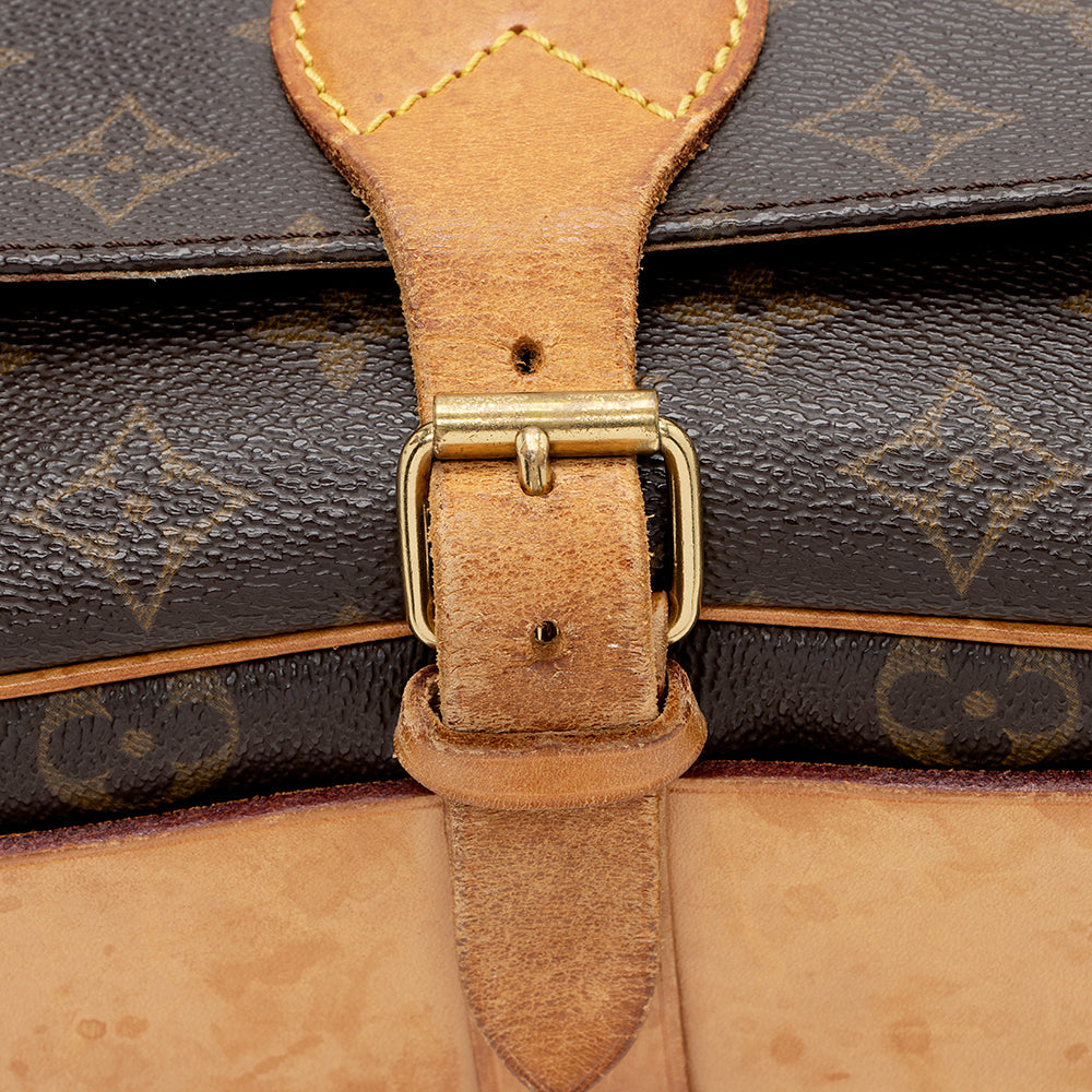 Louis Vuitton Vintage Monogram Canvas Cartouchiere GM Shoulder Bag - FINAL SALE (SHF-16651)