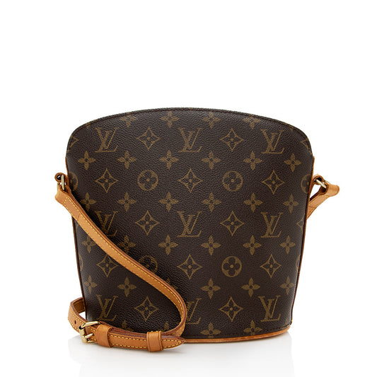Louis Vuitton Vintage Monogram Canvas Drouot Shoulder Bag (SHF-18081)