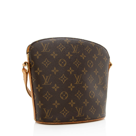 Louis Vuitton Vintage Monogram Canvas Drouot Shoulder Bag (SHF-18434)