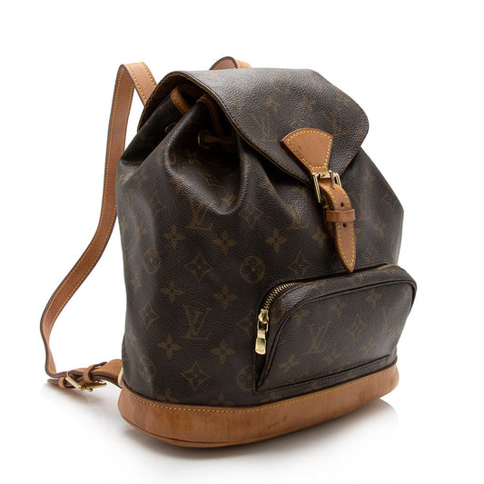 Louis Vuitton Vintage Monogram Canvas Montsouris MM Backpack (SHF-15905)