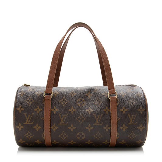 Louis Vuitton Vintage Monogram Canvas Papillon 30 Satchel (SHF-17241)