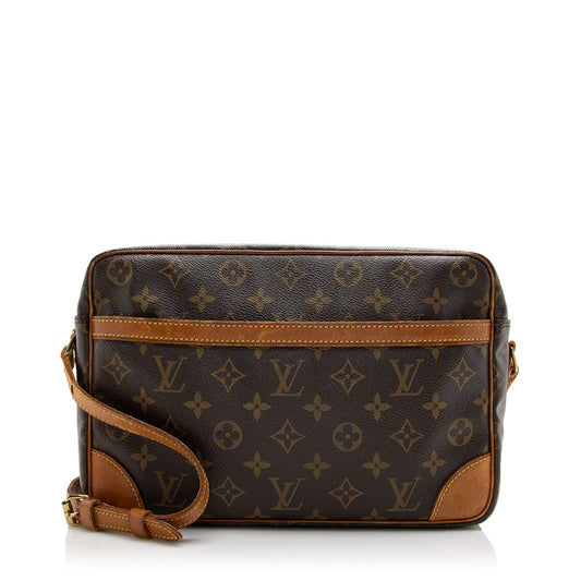 Louis Vuitton Vintage Monogram Canvas Trocadero 27 Shoulder Bag (SHF-17092)