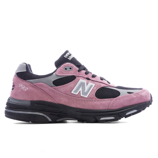 Made in USA 993 - Pink Taffy/Black/Slate Grey