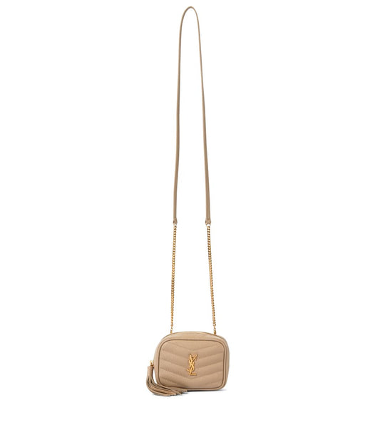 Lou Micro Leather Crossbody Bag