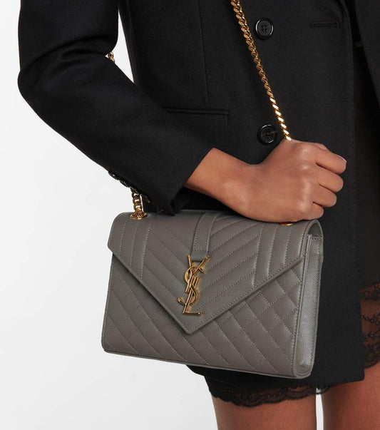 Envelope Medium Leather Shoulder Bag