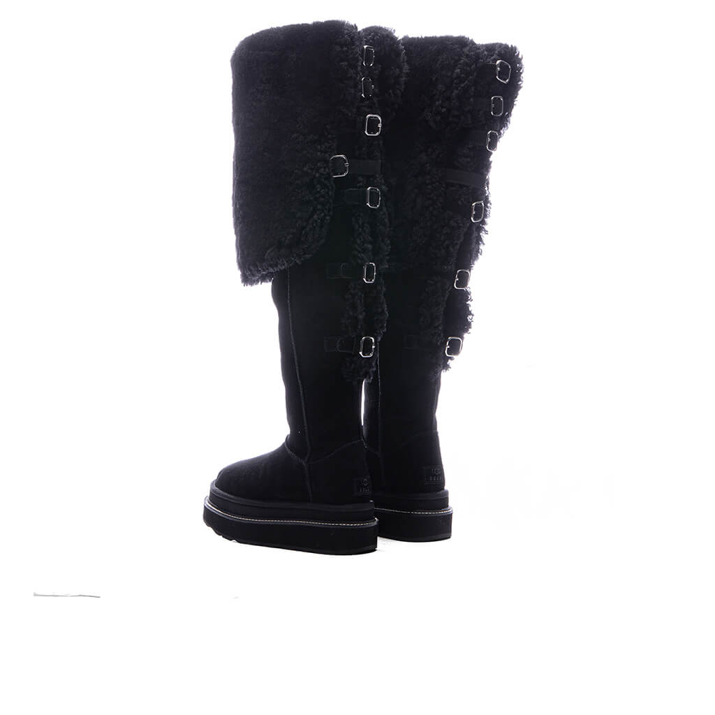 UGG x Sacai Women's Thigh High Boot - Black