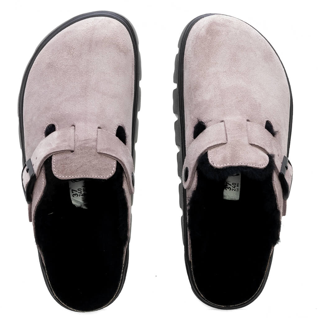 Women's Boston Chunky Shearling - Faded Purple/Black