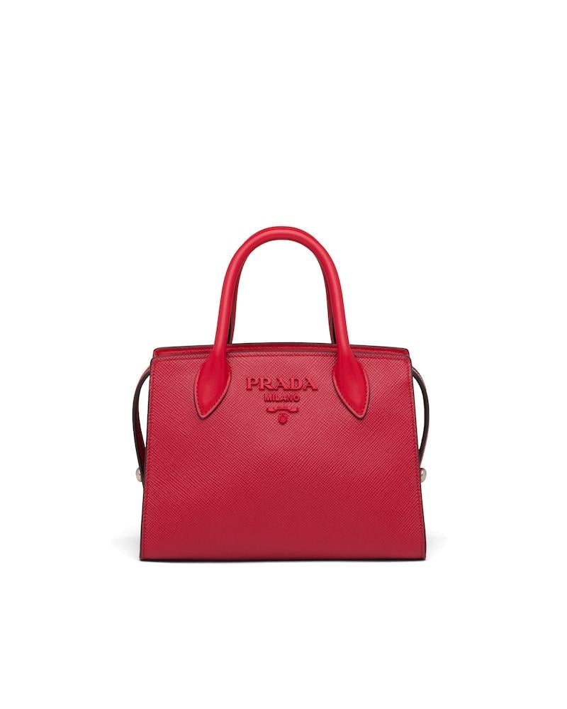 Saffiano Leather Prada Monochrome Bag