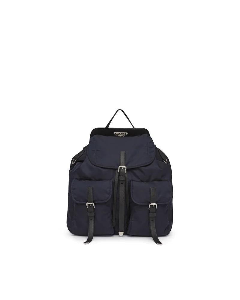 Prada Nylon and Saffiano Leather Backpack