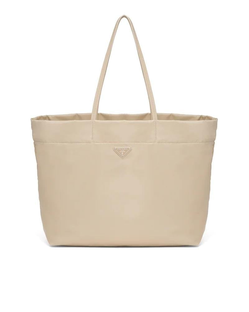 Prada Re-nylon and Saffiano Leather Tote Bag