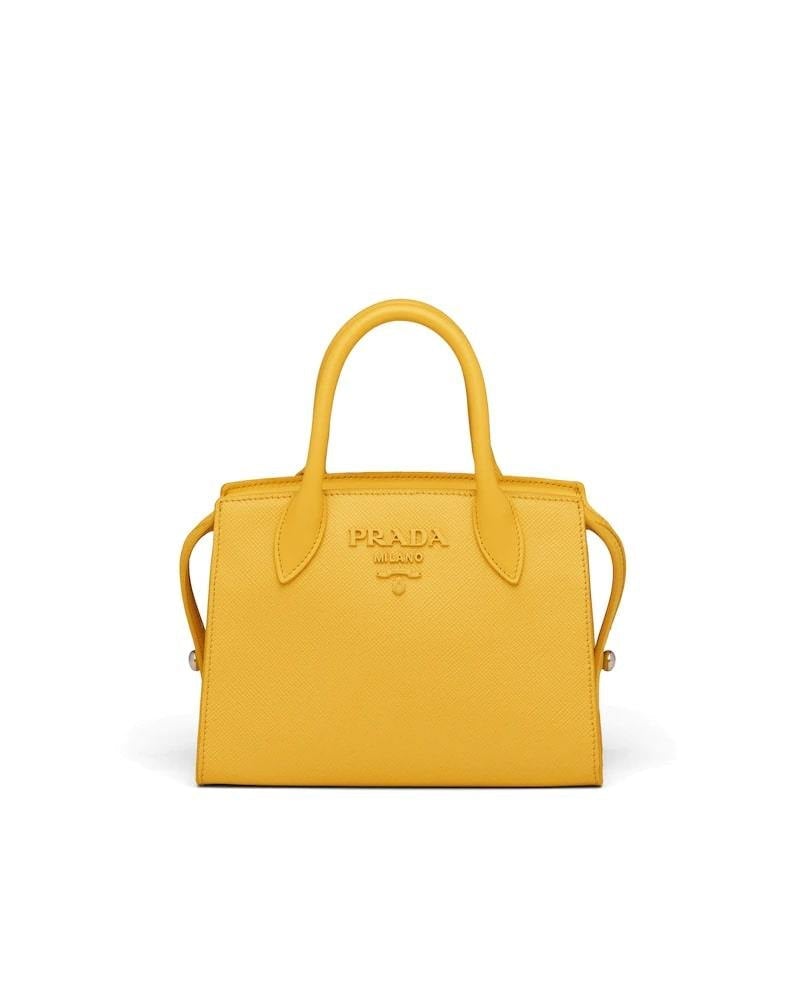Saffiano Leather Prada Monochrome Bag