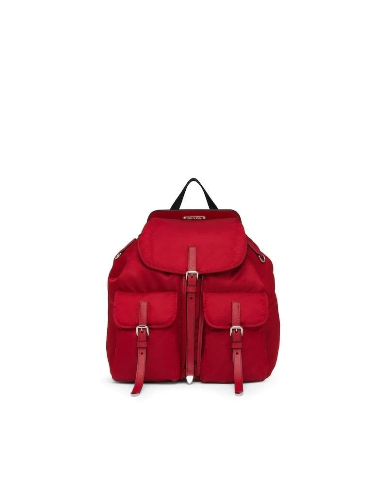 Prada Nylon and Saffiano Leather Backpack