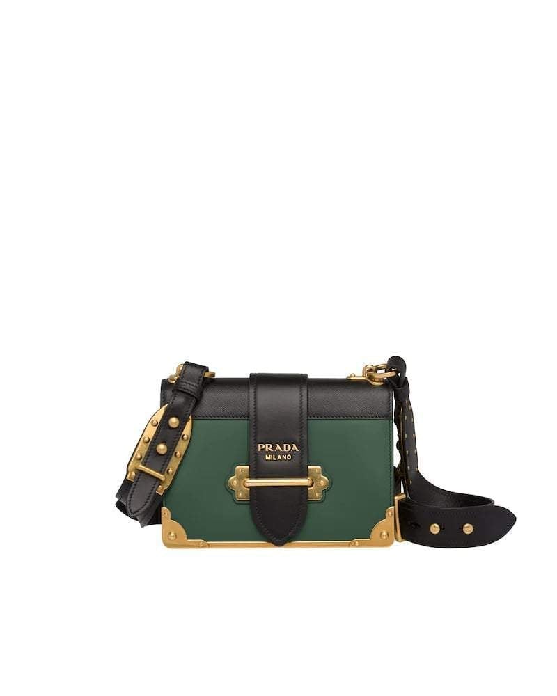 Prada Leather Cahier Bag